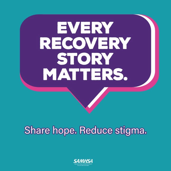 Every recovery story has the power to change minds and save lives. When people share their experiences, they h…