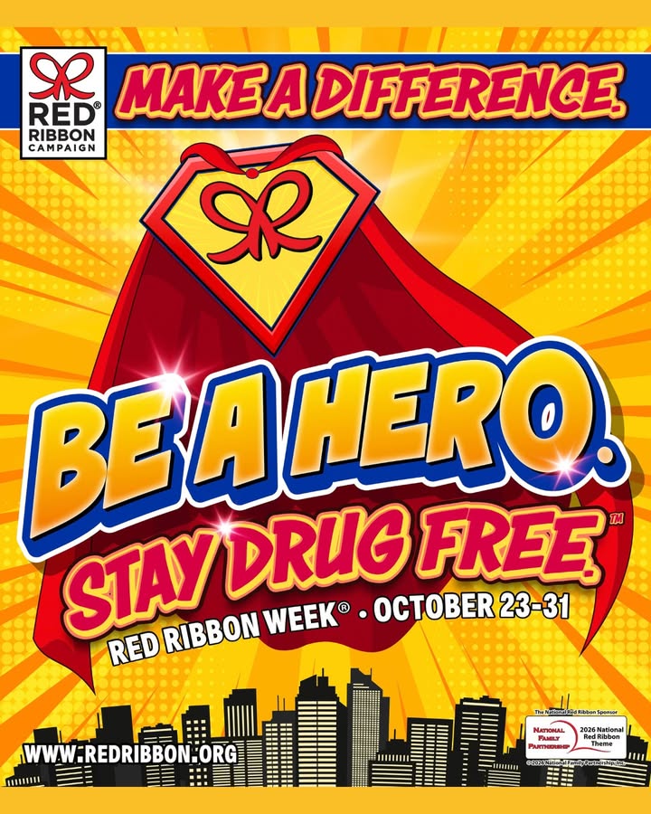 Red Ribbon Week is a reminder that prevention starts with us—schools, families, and communities working togeth…
