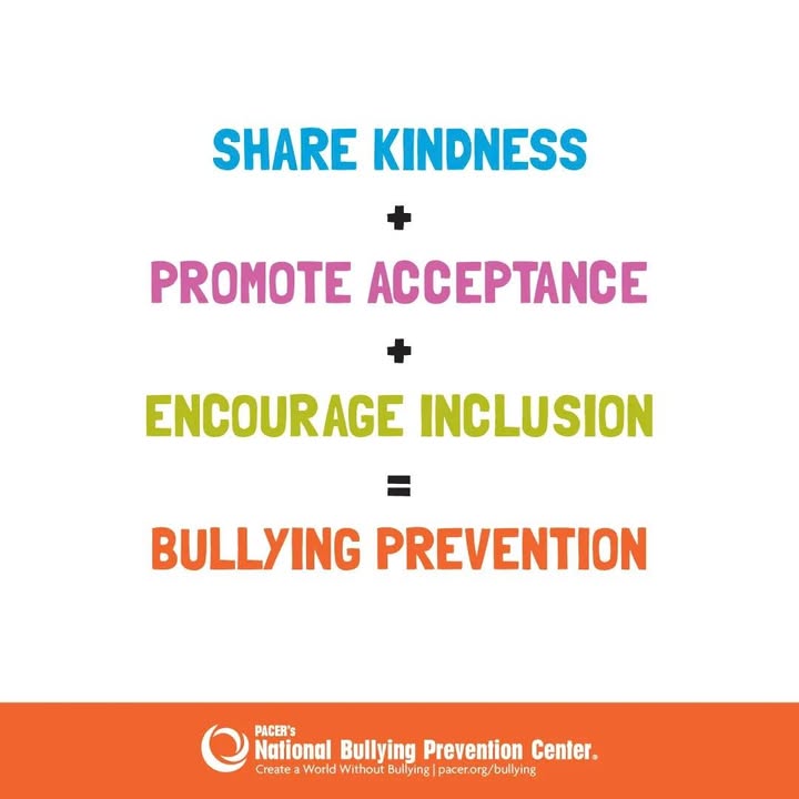 1 out of 5 students is bullied- but everyone can help change that. 💛 Share kindness. Promote acceptance. Encou…