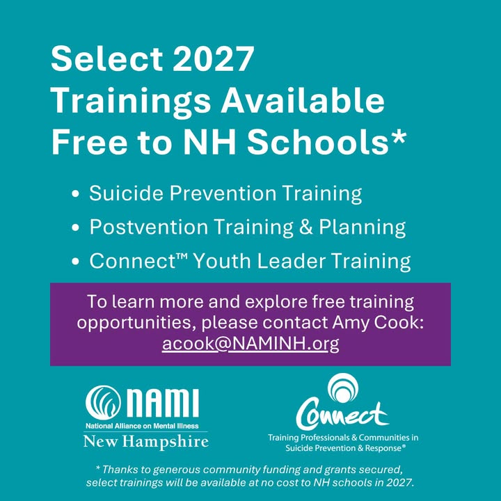 🍎 Select 2027 Trainings Available Free to NH Schools Thanks to generous community funding and grants secured,…